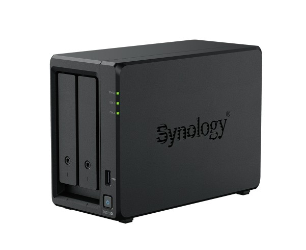 Synology Network hardware DiskStation DS725+ 2-Bay 3.5' Diskless 1x 1GbE + 1x 2.5GbE, NAS (Scalable), AMD Ryzen R1600 dual core, 4GB RAM, 1xUSB3