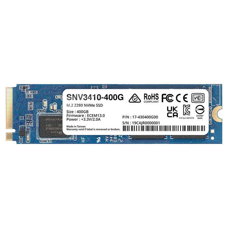 buy Synology SNV3410-400G M.2 NVMe SSD SNV3000 Series online from our Melbourne shop