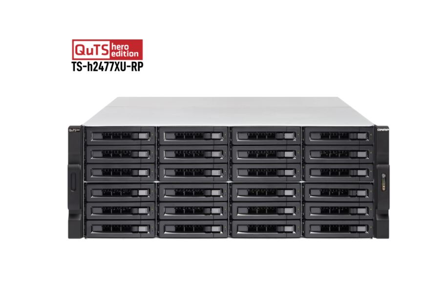 buy TS-h2477XU-RP-3700X-32G 24 Bay NAS AMD Ryzen 7 3700X 8-core/16-thread processor 32G DDR4 2x10GbE 4xPCIe 4xUSB 3.2 WOL 4U Hot-swappable 3 yr WTY online from our Melbourne shop