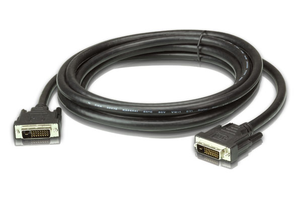 Aten 10m DVI Dual Link Cable, supports up to 2560 x 1600 @ 60Hz, Advanced tinned copper architecture