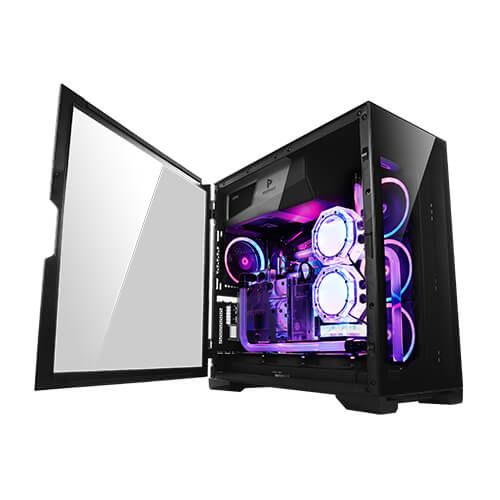 Antec P120 Crystal Tempered Glass  ATX, E-ATX, Powerful Heat Dissipation, VGA Holder, Horizontal and Vertical Scalability, Slide Panel, Gaming Case