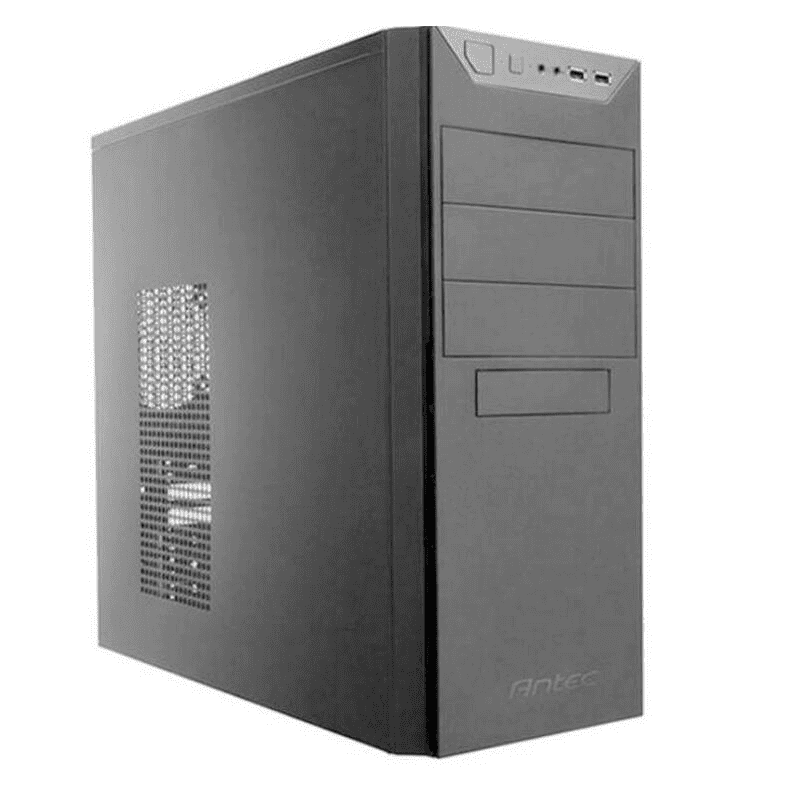 Antec VSK4500 ATX Business Office Case with true 500w PSU. 3x 5.25' ODD, 3.5' Bay x 1,  Easy Access top USB 3.0 x 2. 1x 120mm Fan. 8PIN EPS. TAC 2.0,