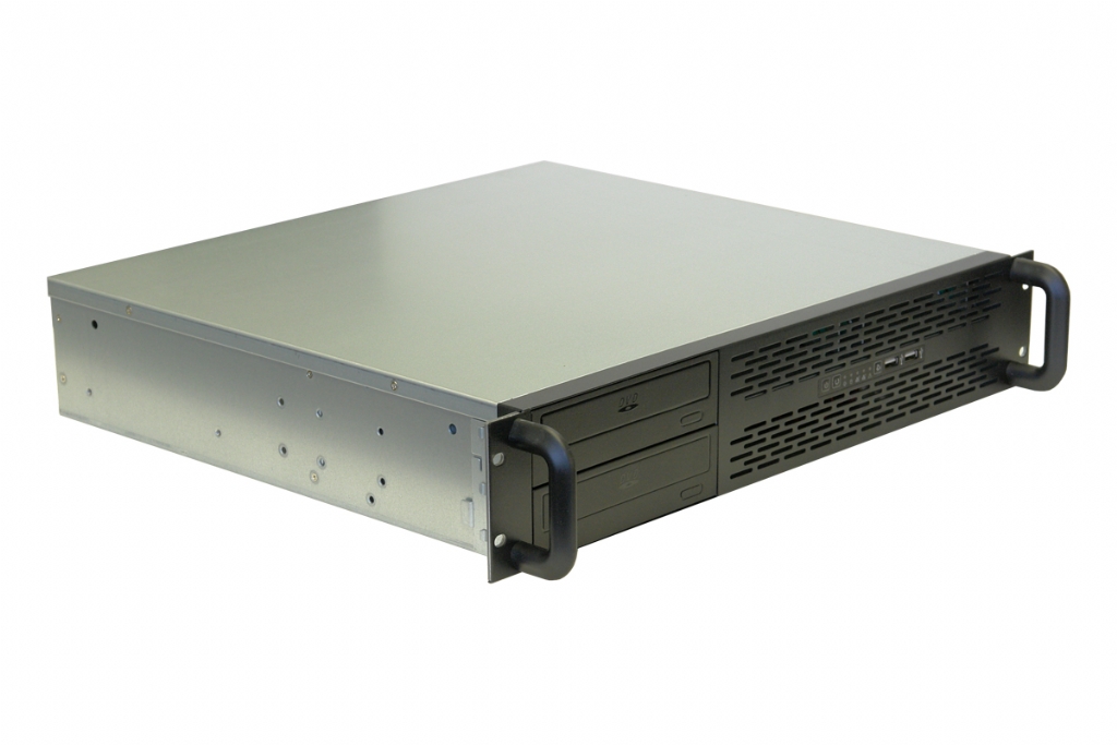 TGC Rack Mountable Server Chassis 2U 400mm Depth, 2x Ext 5.2' Bays, 2x Int 3.5' Bays, 4x Low Profile PCIE Slots, MATX MB, ATX PSU