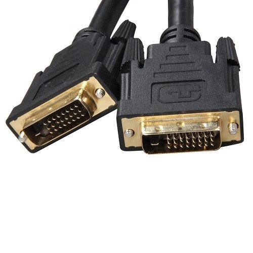 8Ware VGA DVI-D Dual-Link Cable 5m - 28 AWG Dual-link DVI-D Male 25-pin