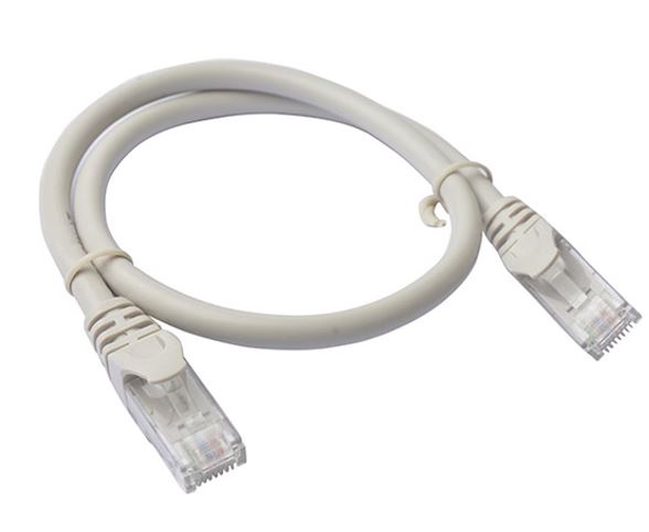 8ware Print media CAT6 Cable 0.25m - Grey Premium RJ45 Ethernet Network LAN UTP Patch Cord 26AWG CU Jacket 8W-PL6-0.25GRY