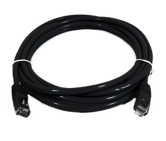 8ware Print media CAT6 Cable 0.5m - Black Premium RJ45 Ethernet Network LAN UTP Patch Cord 26AWG CU Jacket 8W-PL6-0.5BLK