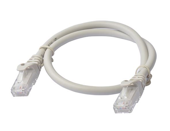 8ware Print media CAT6 Cable 0.5m - Grey Premium RJ45 Ethernet Network LAN UTP Patch Cord 26AWG CU Jacket 8W-PL6-0.5GRY