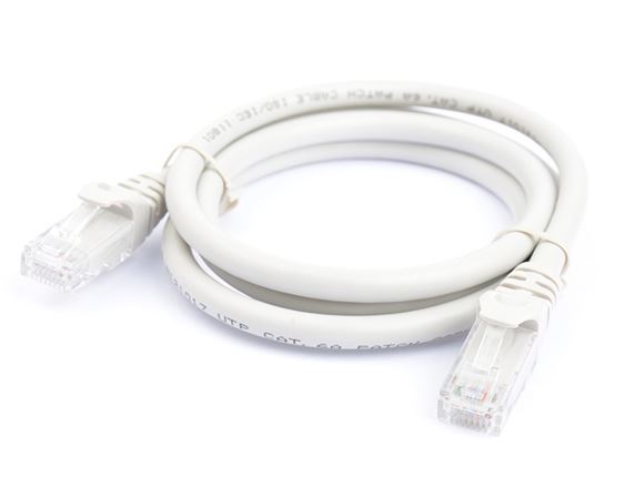 8ware Print media CAT6 Cable 1m - Grey Premium RJ45 Ethernet Network LAN UTP Patch Cord 26AWG CU Jacket 8W-PL6-1GRY