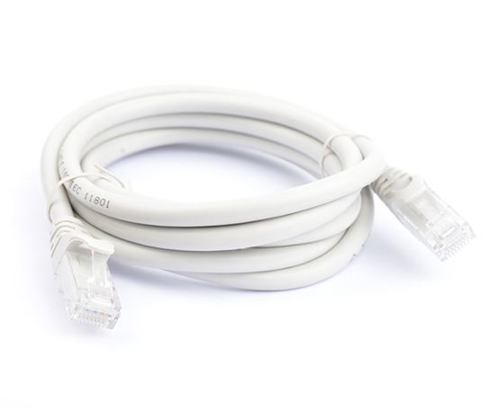 8ware Print media CAT6 Cable 2m - Grey Premium RJ45 Ethernet Network LAN UTP Patch Cord 26AWG CU Jacket 8W-PL6-2GRY