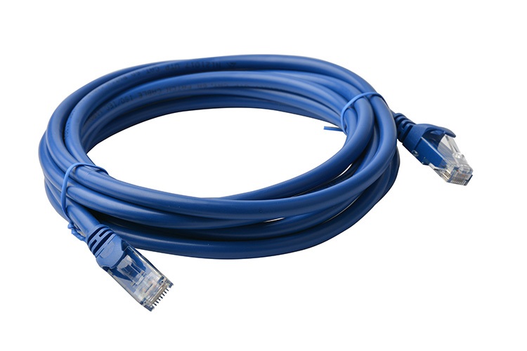 8Ware Cat6a UTP Ethernet Cable 5m Snagless Blue
