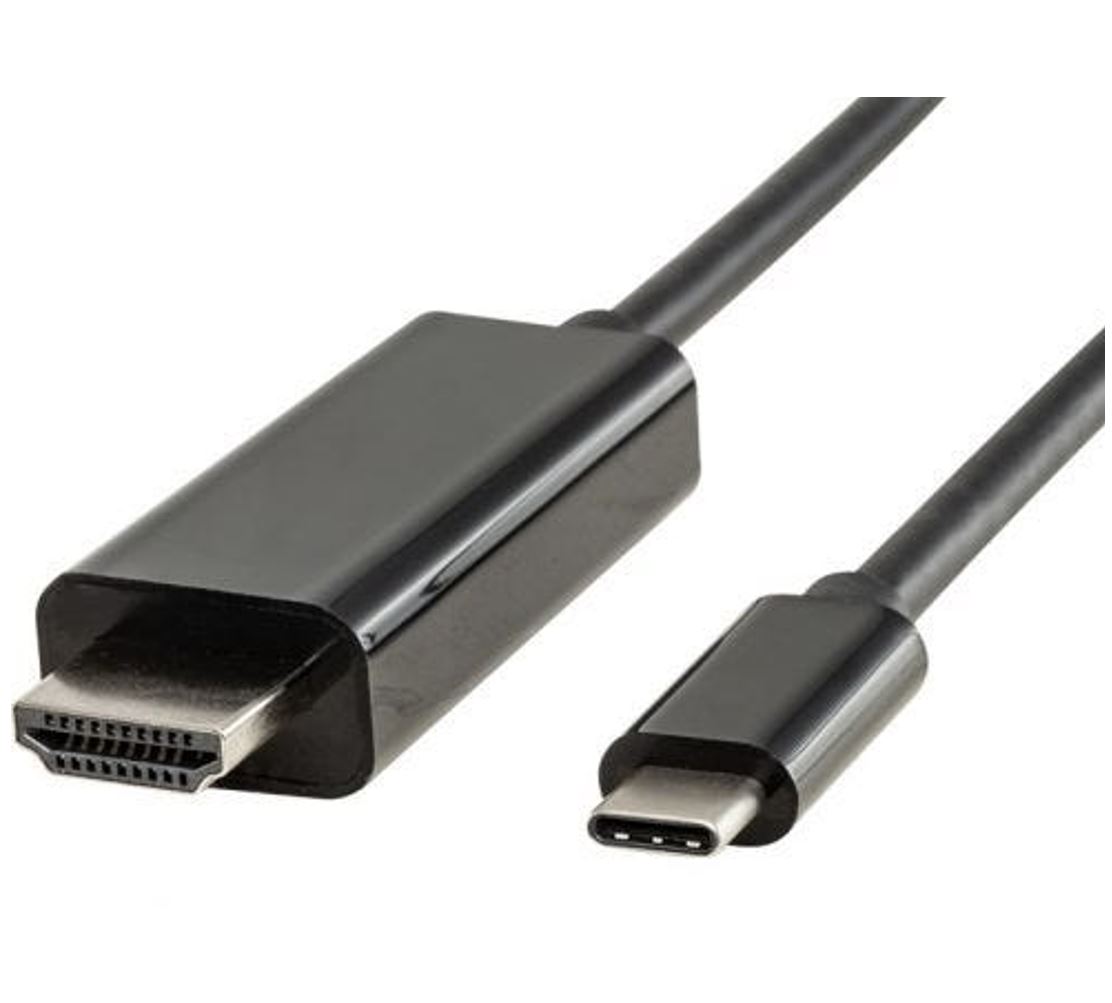 8Ware USB-C Type-C to HDMI Cable 2M Male to Male Black ~CBAT-USBCHDMI-2
