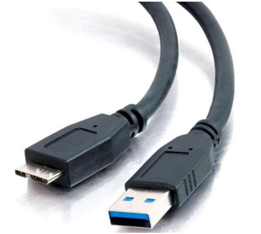 8Ware USB 3.0 Cable 1m A to Micro-USB B Male to Male Blue