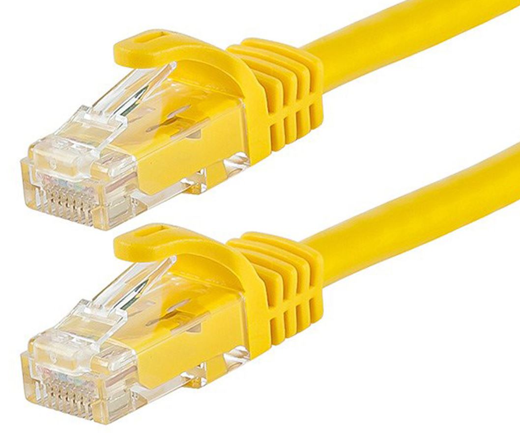 Astrotek CAT6 Cable 2m - Yellow Color Premium RJ45 Ethernet Network LAN UTP Patch Cord 26AWG-CCA PVC Jacket