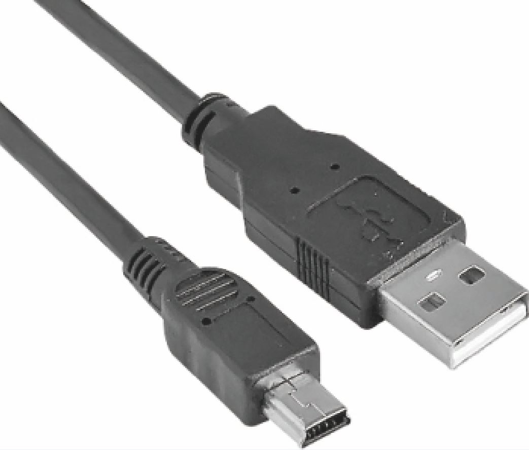 Astrotek AT-USB-A-MINI-0.3M Computer system USB 2.0 Cable 30cm - Type A Male to Mini B 5 pins Male Black Colour RoHS