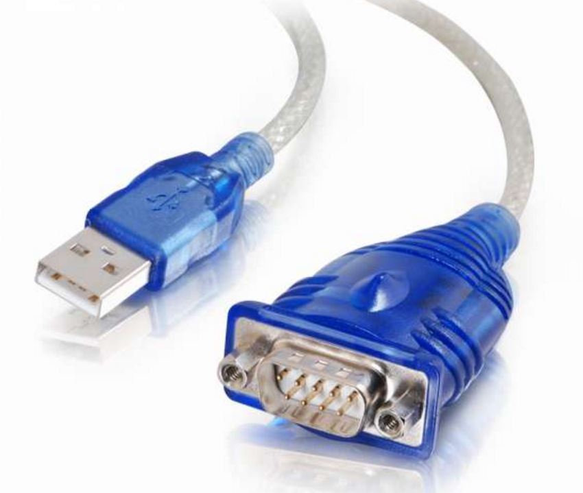Astrotek USB to Serial RS232 DB9 Com Port 9Pin Converter Adapter Cable 45cm Transparent Colour Windows 2000/XP/Vista/7  (~USCV-USERIAL)