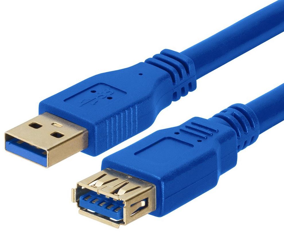 Astrotek USB 3.0 Extension Cable 2m - Type A Male to Type A Female Blue Colour
