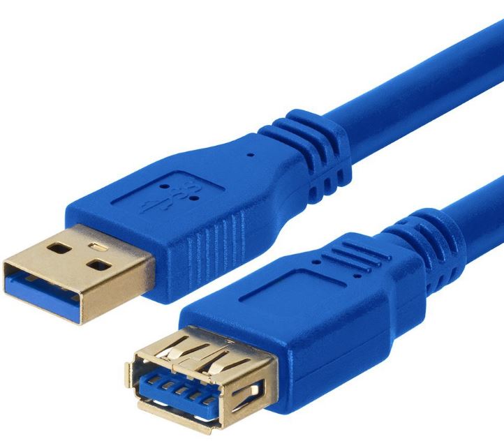 Astrotek USB 3.0 Extension Cable 3m - Type A Male to Type A Female Blue Colour