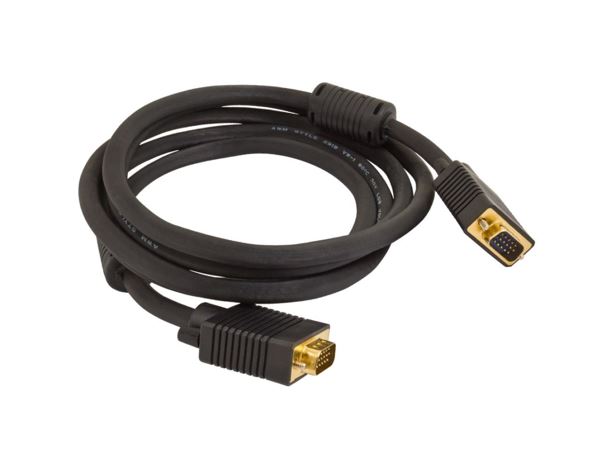Cabac SVGA Monitor Cable M-M 3M Moulded, triple shielded, HD15 ~CBAT-VGA-MM-3M LS