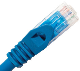 Hypertec 2m CAT6 RJ45 LAN Ethernet Network Blue Patch Lead