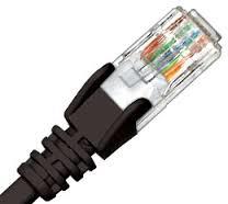 Hypertec 50cm CAT6 RJ45 LAN Ethernet Network Black Patch Lead