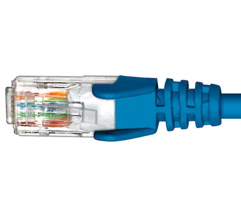 Hypertec 5m CAT6 RJ45 LAN Ethernet Network Blue Patch Lead