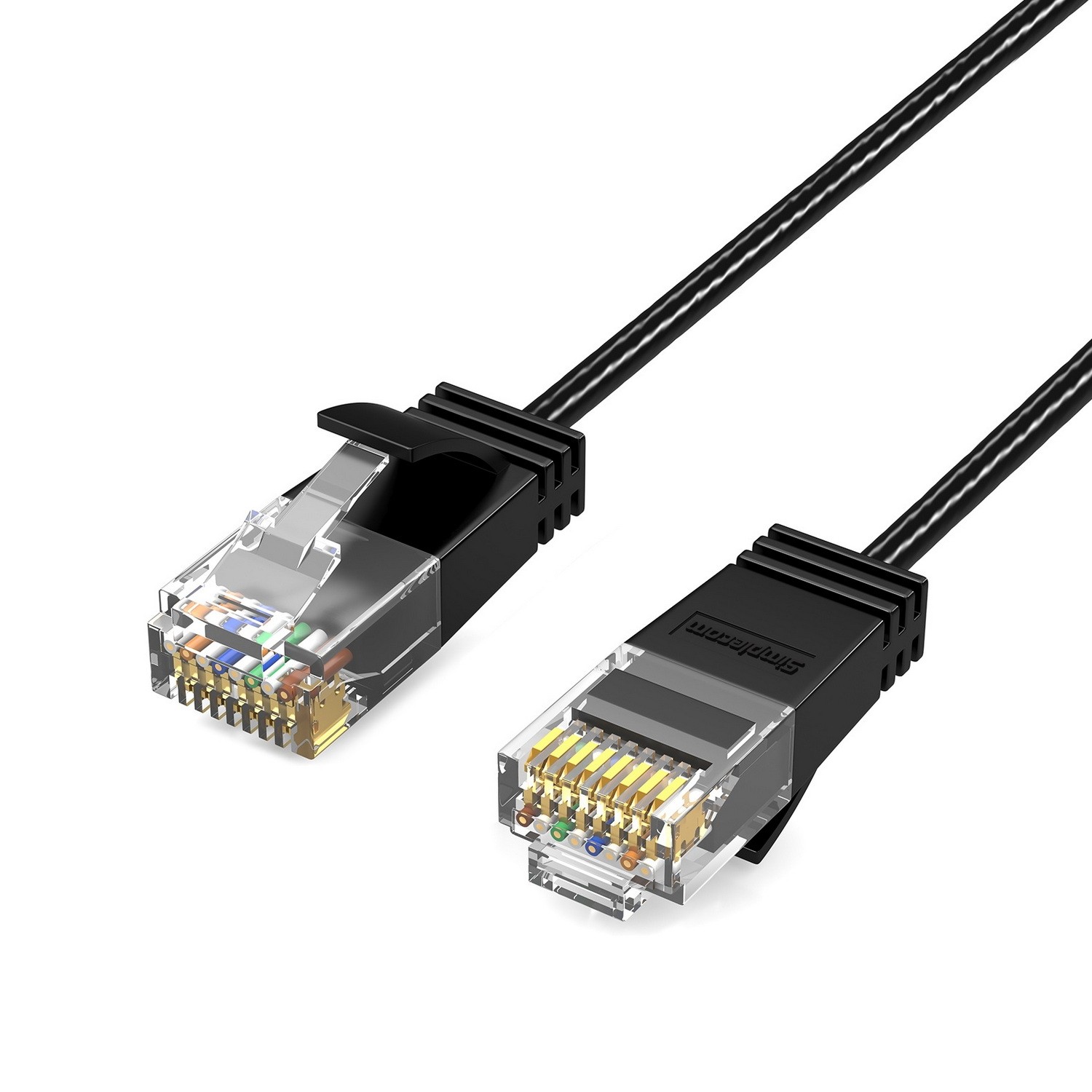 (LS)Simplecom CAE605 Ultra Slim Flexible Cat6A UTP Ethernet Cable 10Gbps 0.5M