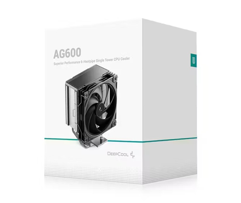 DEEPCOOL R-AG600-BKAMMG2-G AG600 ARGB Superior Performance 6 Heatpipe Single Tower CPU Cooler