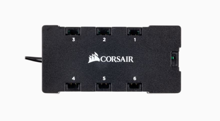 Corsair RGB Fan LED Hub Six 6 port RGB LED hub for CORSAIR RGB fans