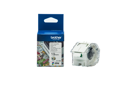 Brother CZ-1003 Full Colour continuous label roll, 19mm wide to Suit VC-500W