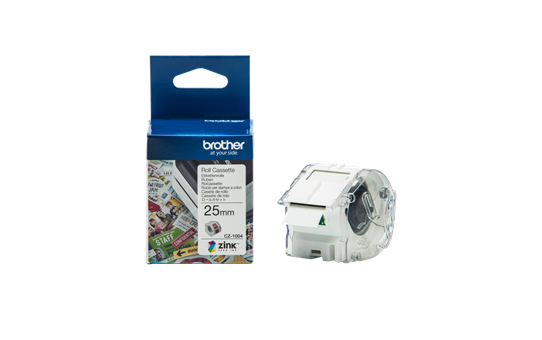 Brother CZ-1004 Full Colour continuous label roll, 25mm wide to Suit VC-500W