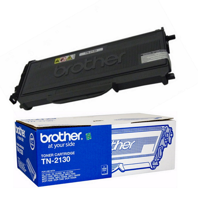 Brother TN-2130 Mono Laser Toner- Standard, HL-2140/2142/2150N/2170W, DCP-7040, MFC-7340/7440N/7840W- Up to 1500 pages