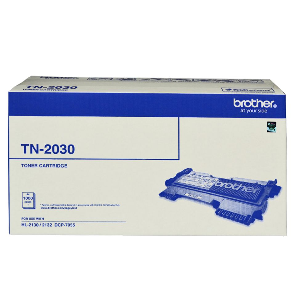 Brother TN-2030 Mono Laser Toner, HL-2130/2132/2135W, DCP-7055- up to 1,000 pages