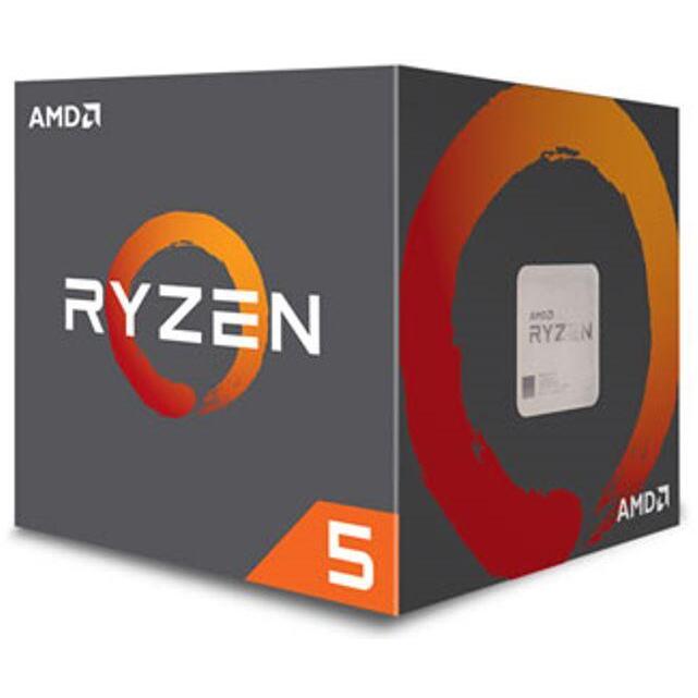AMD Ryzen 5 2600, 6 Core/12 Threads AM4 CPU, 3.9GHz 19MB 65W w/Wraith Stealth Cooler Fan Box