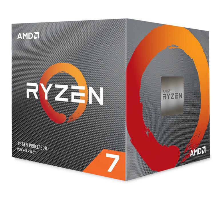 AMD Ryzen 7 3800X, 8 Core AM4 CPU, 3.9GHz 4MB 105W w/Wraith Prism Cooler Fan