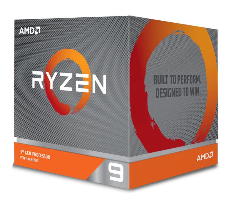 AMD Ryzen 9 3900X, 12 Core AM4 CPU, 3.8GHz 4MB 105W w/Wraith Prism Cooler Fan