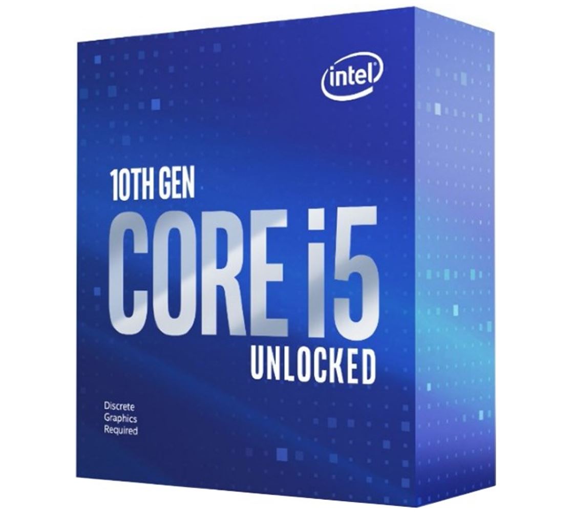 New Intel Core i5-10600KF CPU 4.1GHz (4.8GHz Turbo) LGA1200 10th Gen 6-Cores 12-Threads 12MB 95W Graphic Card Required Retail Box 3yrs Comet Lake