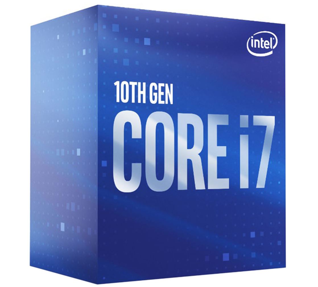 New Intel Core i7-10700 CPU 2.9GHz (4.8GHz Turbo) LGA1200 10th Gen 8-Cores 16-Threads 16MB 65W UHD Graphic 630 Retail Box 3yrs Comet Lake