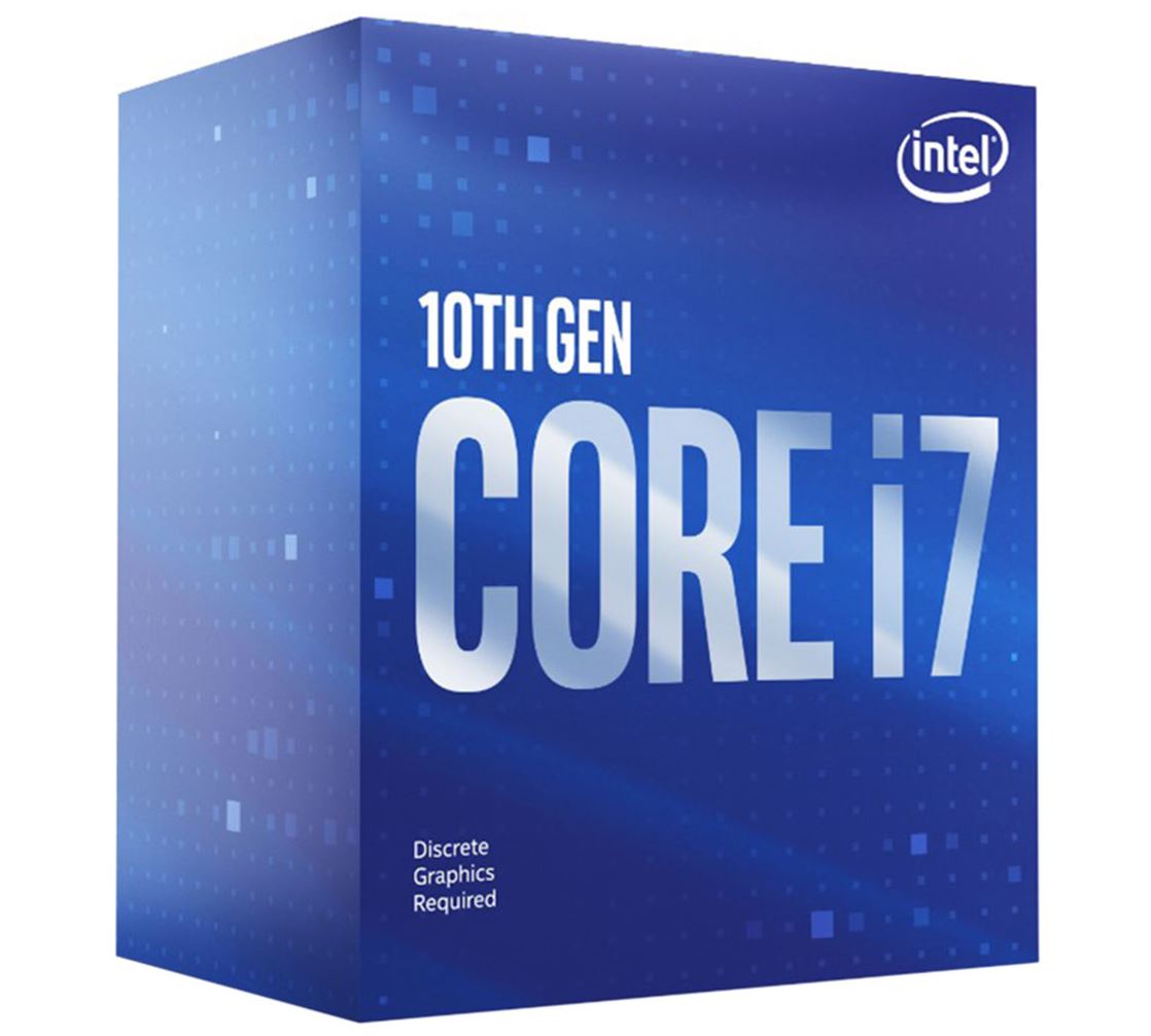 New Intel Core i7-10700F CPU 2.9GHz (4.8GHz Turbo) LGA1200 10th Gen 8-Cores 16-Threads 16MB 65W Graphic Card Required Retail Box 3yrs Comet Lake