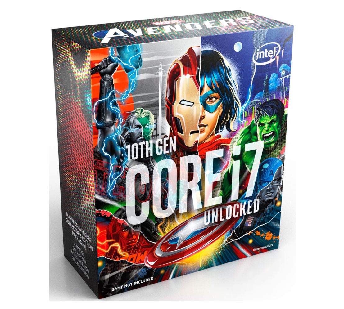 New Intel Core i7-10700K Avengers CPU 3.8GHz (5.1GHz Turbo) LGA1200 10th Gen 8-Cores 16-Threads 16MB 95W UHD Graphic 630 Retail Box 3yrs Comet Lake