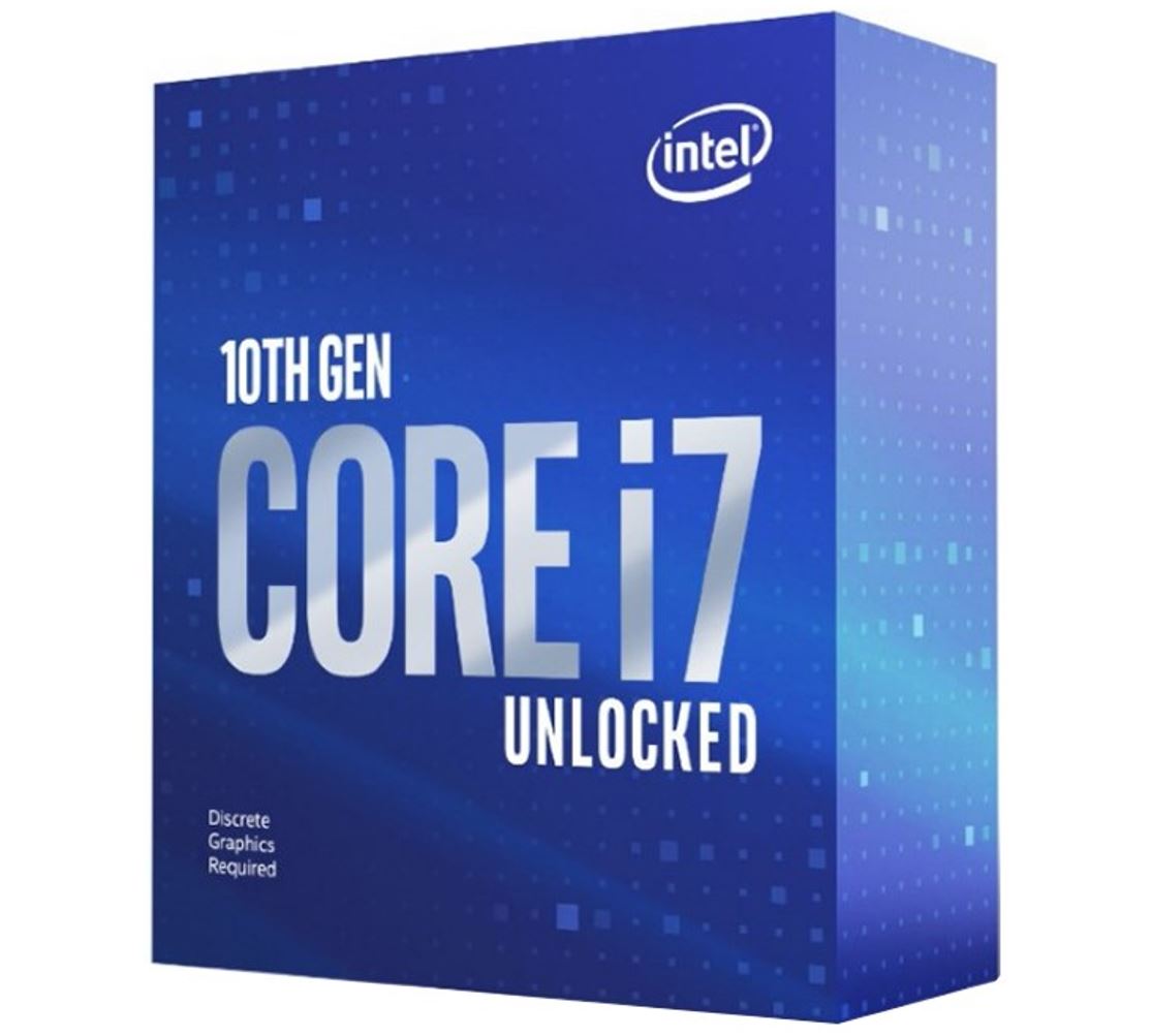 New Intel Core i7-10700KF CPU 3.8GHz (5.1GHz Turbo) LGA1200 10th Gen 8-Cores 16-Threads 16MB 95W Graphic Card Required Retail Box 3yrs Comet Lake