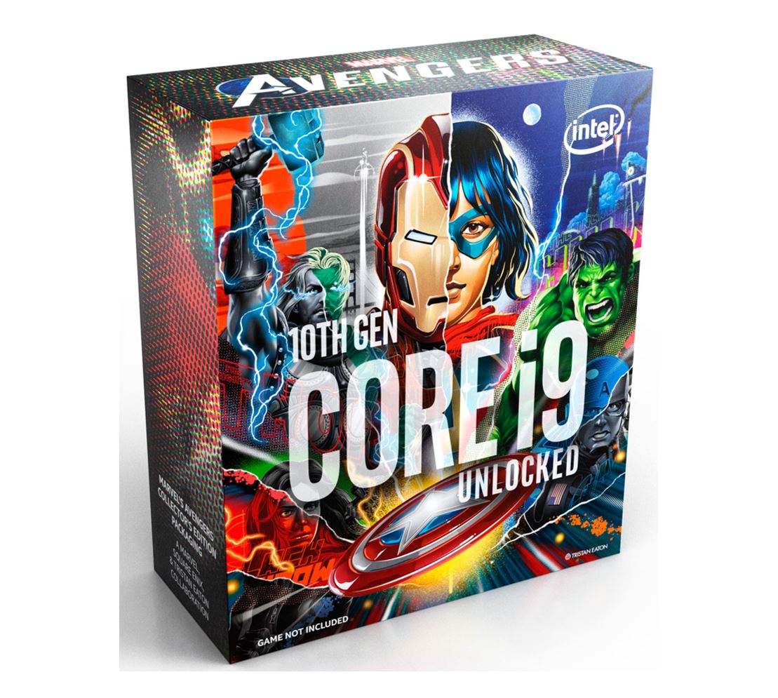 New Intel Core i9-10850K Avengers CPU 3.6GHz (5.2GHz Turbo) LGA1200 10th Gen 10-Cores 20-Threads 20MB 95W UHD Graphic 630 Retail Box 3yrs Comet Lake
