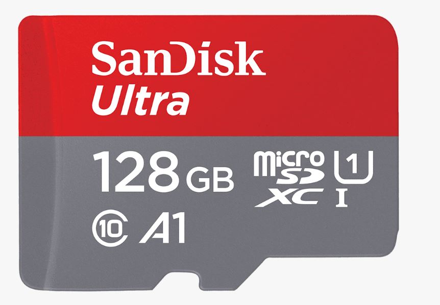 SanDisk 128GB Ultra microSD SDHC SDXC UHS-I Memory Card 100MB/s Full HD Class 10 Speed Google Play Store App for Android Smartphone Tablet