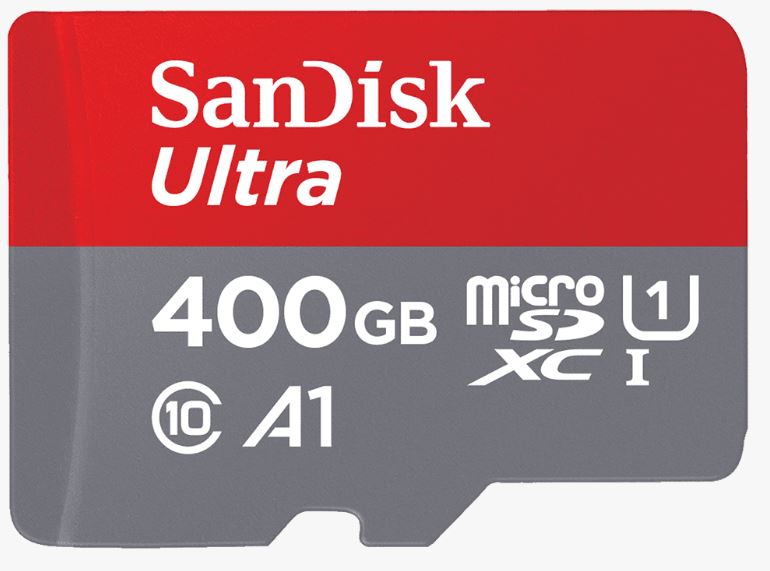 SanDisk 400GB Ultra microSD SDHC SDXC UHS-I Memory Card 100MB/s Full HD Class 10 Speed Google Play Store App for Android Smartphone Tablet