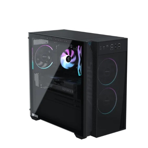 Gigabyte Computer system AORUS PRIME 3 AP351 Gaming Desktop PC, Ryzen 5 9500F, RTX 5060 Ti 8GB, 16GB DDR5, 1TB Gen4 SSD, B850, Wi-Fi 7, 2.5GbE LAN, 650W Gold PSU PC/AP3A5N6T-5113 AU