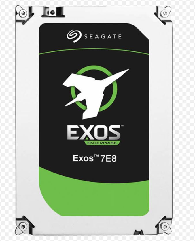 Seagate 8TB 3.5' SAS EXOS Enterprise 4KN HDD Capacity, 8TB, 12Gb/s, 512e, 256MB Cache HDD ST8000NM0065 (LS)