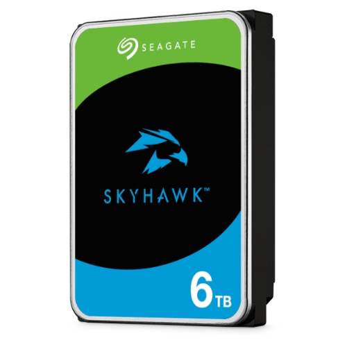 Seagate Skyhawk ST8000VX010 8TB Internal Hard Drive HDD, Video Recording up to 64 Cameras, 3.5 Inch, 64 MB Cache, SATA 6GB/s, Silver, FFP, incl. 3 Year Rescue Service