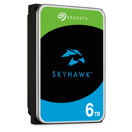 Seagate Skyhawk ST8000VX010 8TB Internal Hard Drive HDD, Video Recording up to 64 Cameras, 3.5 Inch, 64 MB Cache, SATA 6GB/s, Silver, FFP, incl. 3 Year Rescue Service