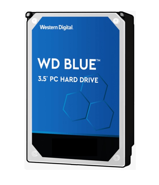 Western Digital WD Blue 1TB 3.5' HDD SATA 6Gb/s 7200RPM 64MB Cache CMR Tech 2yrs Wty
