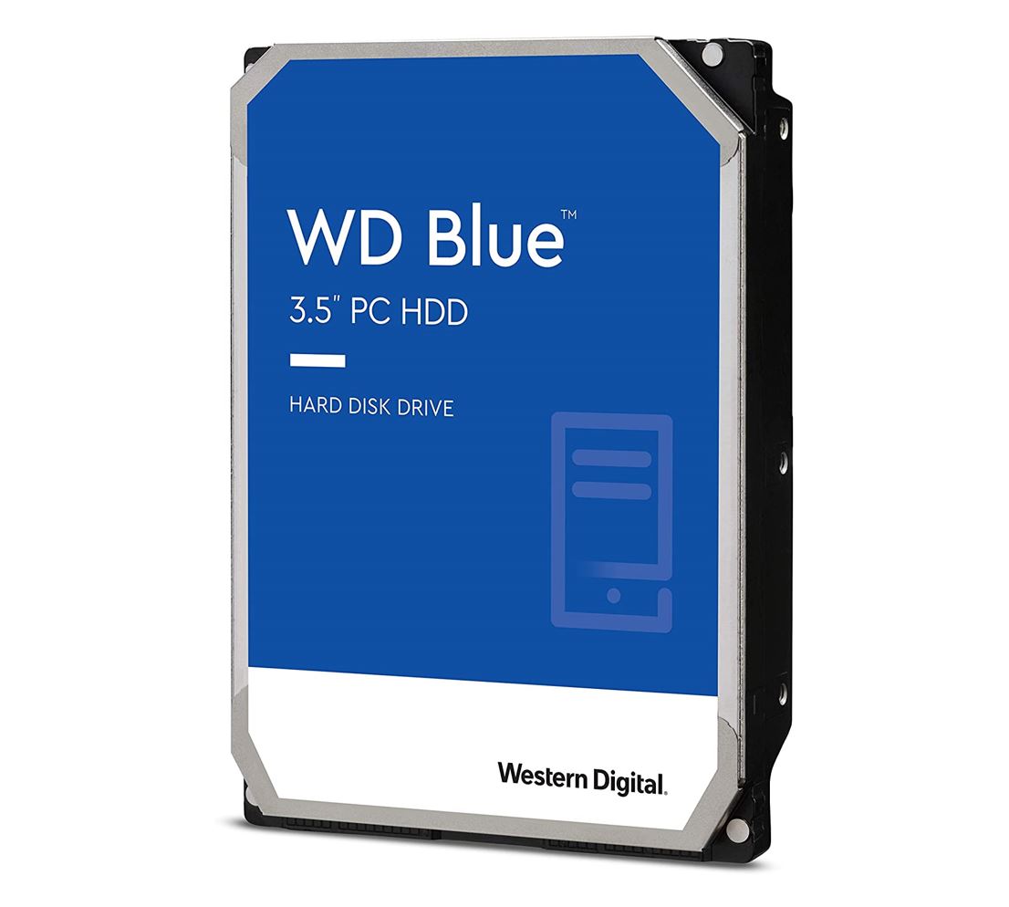 Western Digital WD Blue 1TB 3.5' HDD SATA 6Gb/s 7200RPM 64MB Cache CMR Tech 2yrs Wty (LS) ---WD10EARZ