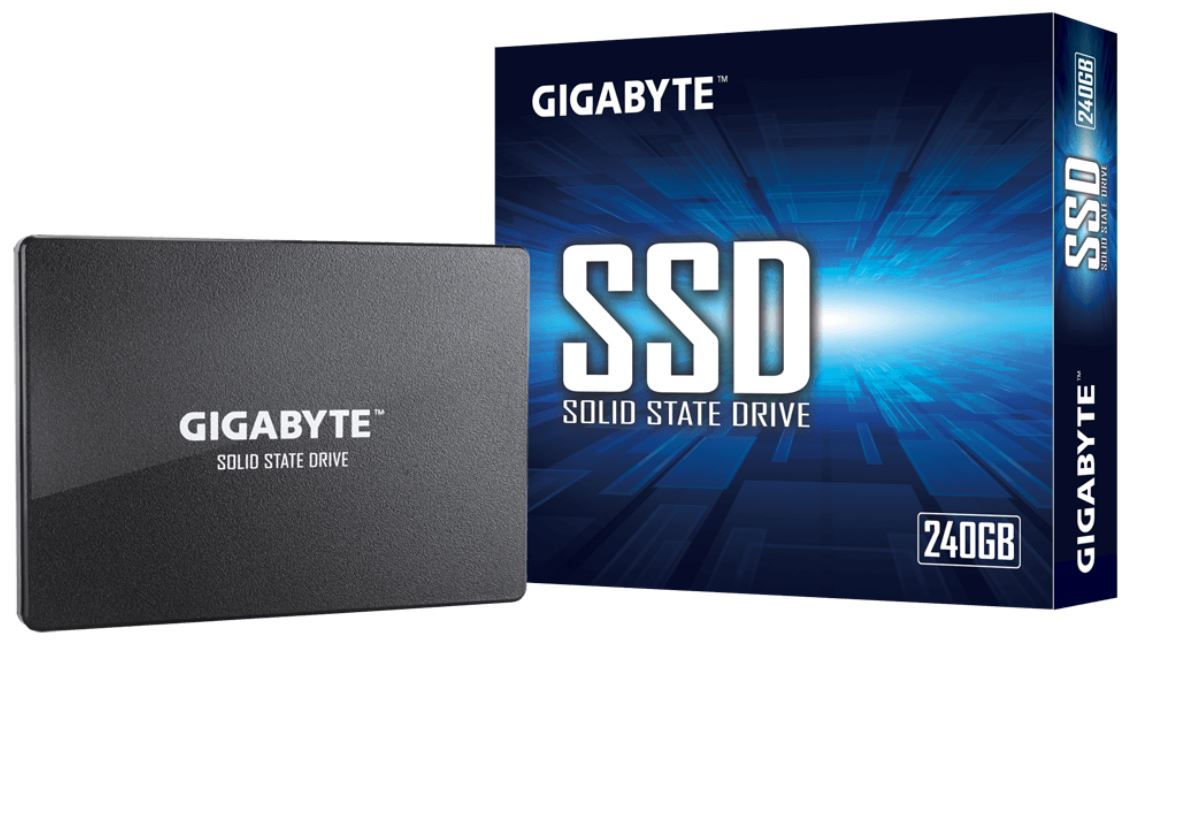 Gigabyte SSD 240GB 2.5' SATA3 500/420 MB/s 50K/75K 2240 100mm 2M hrs MTBF HMB TRIM  SMART Solid State Drive 3yrs Wty